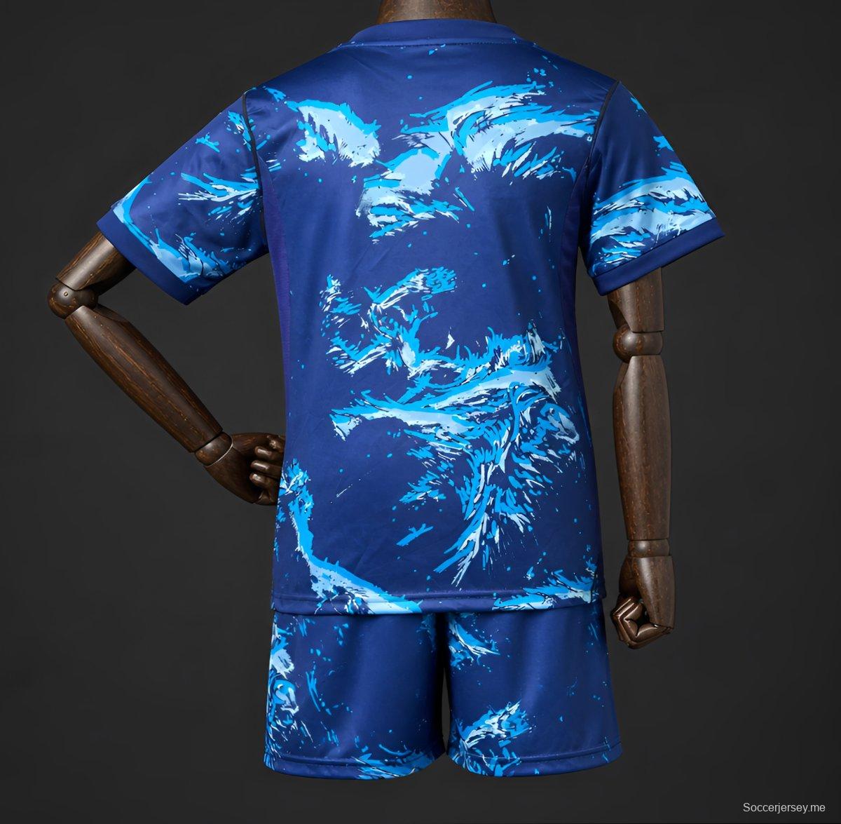 قميص حارس مرمى فريق "كيدز إنجلترا" لعام 2026 باللون الأزرق